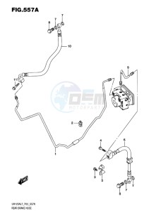 UH125 ABS BURGMAN EU drawing REAR BRAKE HOSE