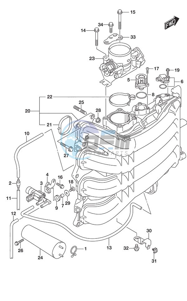 Intake Manifold/Throttle Body