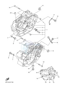 WR250R (32DT 32DS 32DU) drawing CRANKCASE