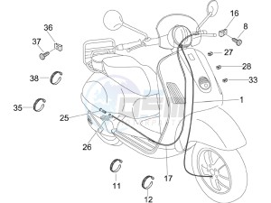 LXV 125 4T E3 drawing Cables