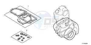 CBR125RD CBR125R E drawing GASKET KIT B