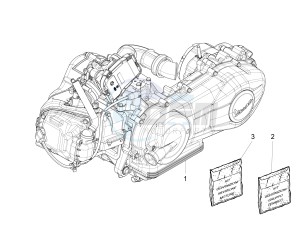 LX 125 4T 3V IE NOABS E3 (APAC) drawing Engine, assembly