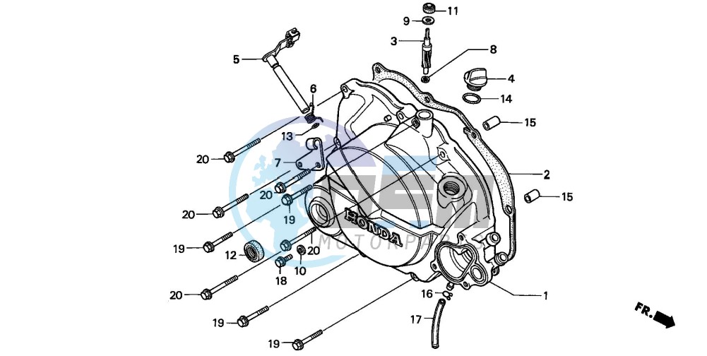 RIGHT CRANKCASE COVER