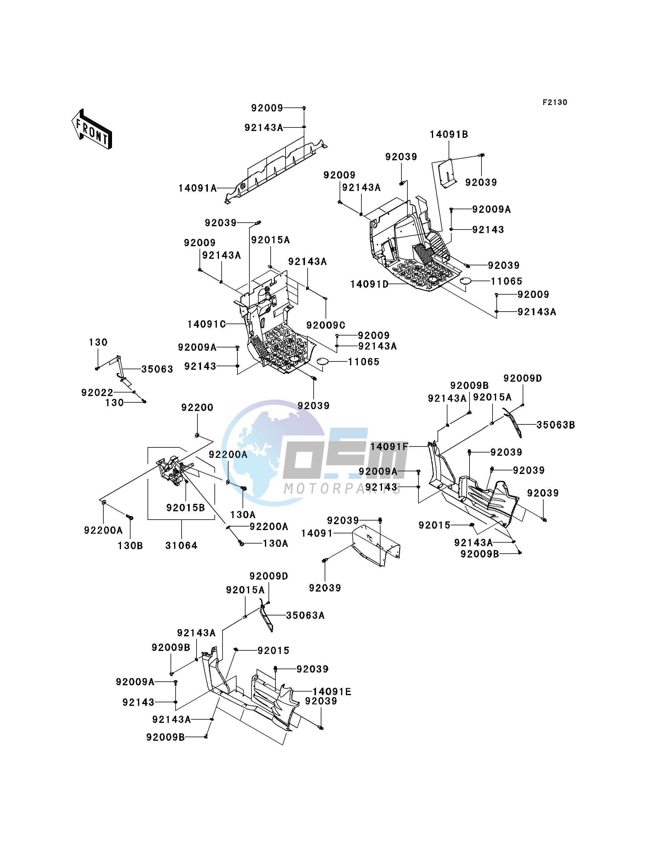 FRAME FITTINGS-- FRONT- -