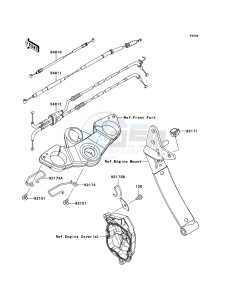 Z1000SX ABS ZX1000HDF FR GB XX (EU ME A(FRICA) drawing Cables