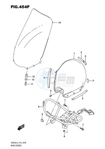 UH200 ABS BURGMAN EU drawing WIND SCREEN