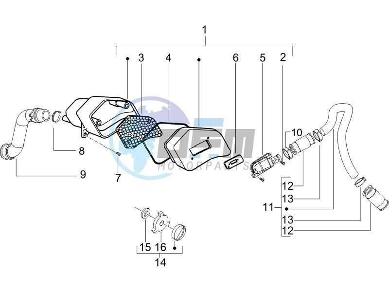 Secondairy air box