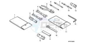 CBR125RW9 UK - (E) drawing TOOL