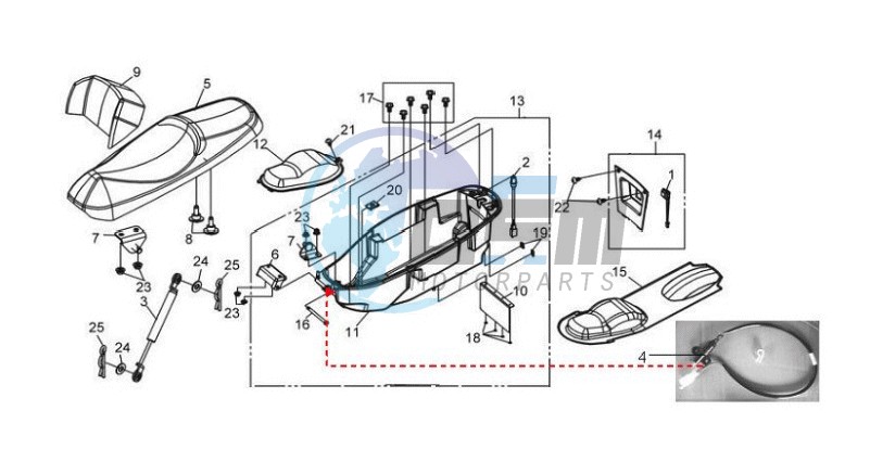 BUDDYSEAT - HELMET BOX