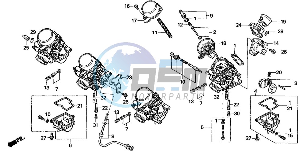 CARBURETOR (COMPONENT PARTS)