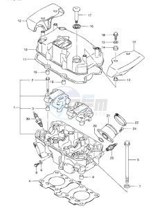 Inazuma 250 drawing CYLINDER HEAD