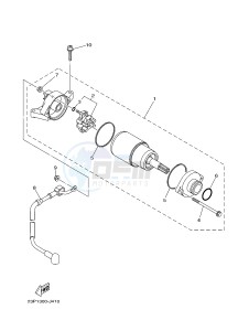 XT1200Z SUPER TENERE ABS (BP81) drawing STARTING MOTOR