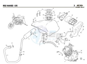 RS2-125-NACKED-PRO-GREY drawing HOSE CONNEXIONS TANKS