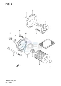 LT-F250 (E17) drawing OIL PUMP