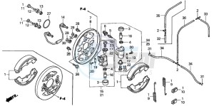 TRX350TE RANCHER ES drawing FRONT BRAKE PANEL