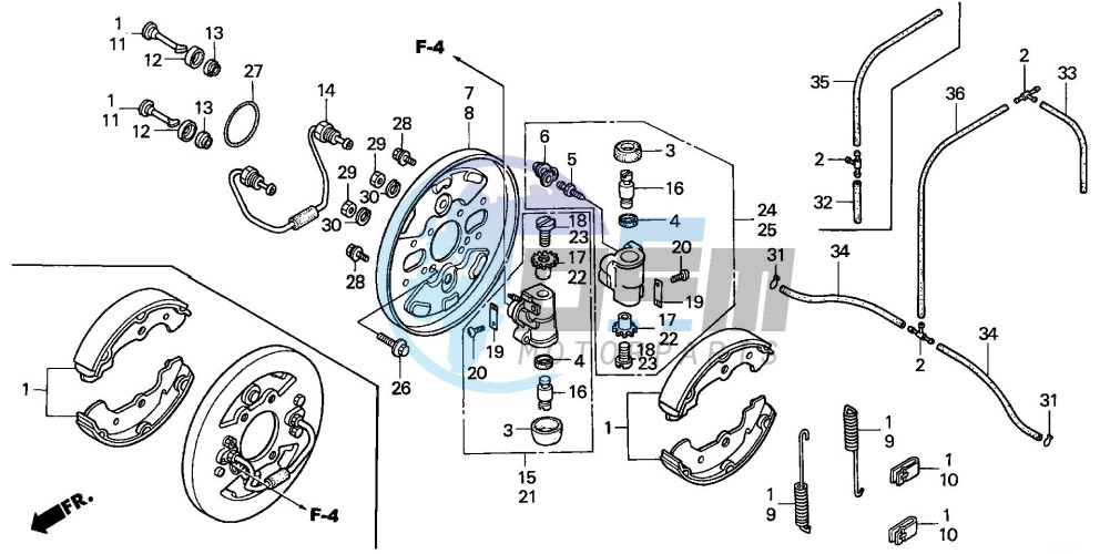 FRONT BRAKE PANEL