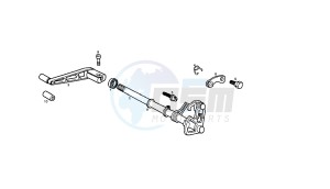 GPR REPLICA PESEK - 50 CC EU2 drawing GEAR CHANGE MECHANISM