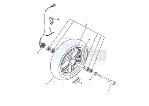 VP VERSITY 300 drawing FRONT WHEEL