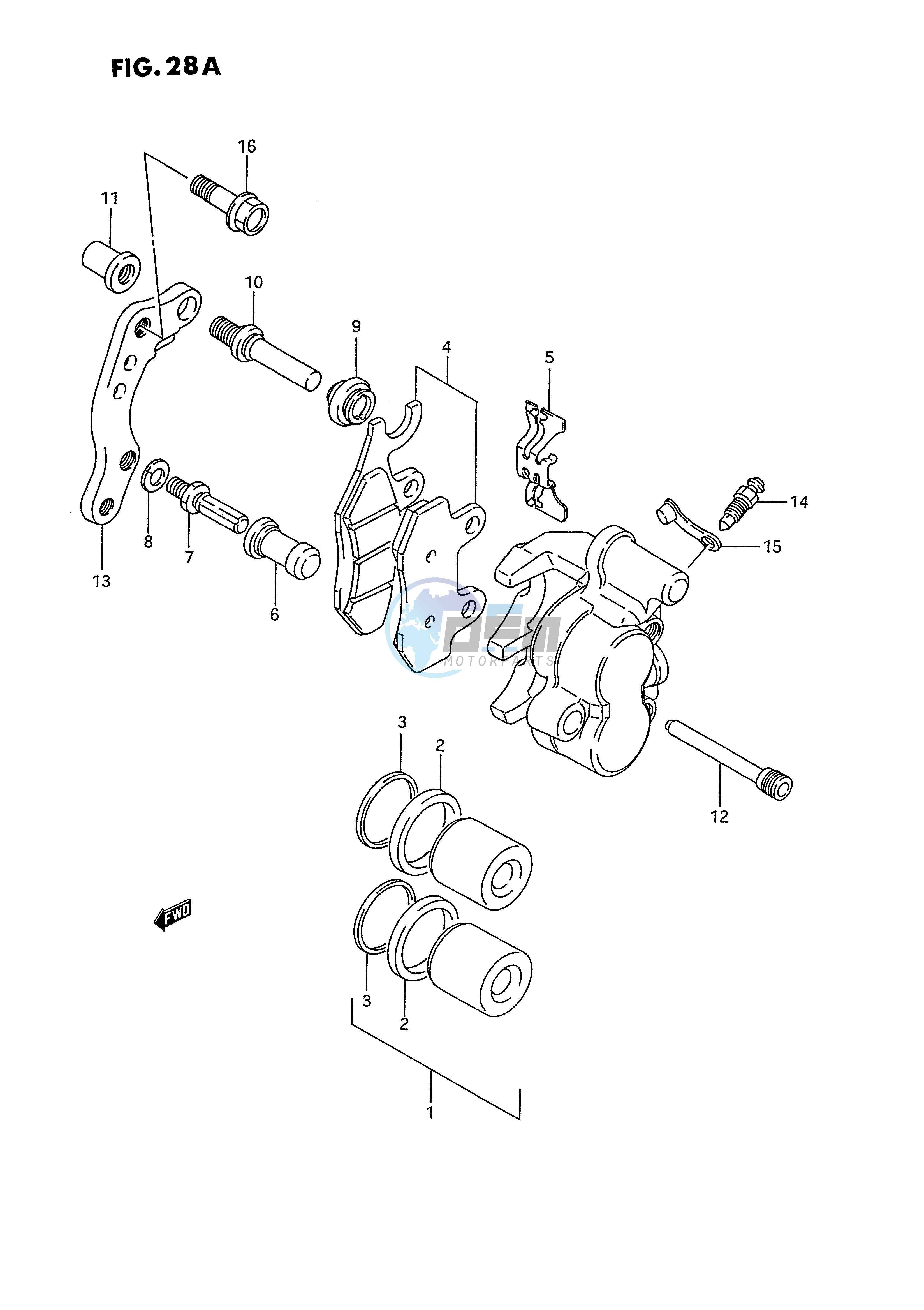 FRONT CALIPER (MODEL S)