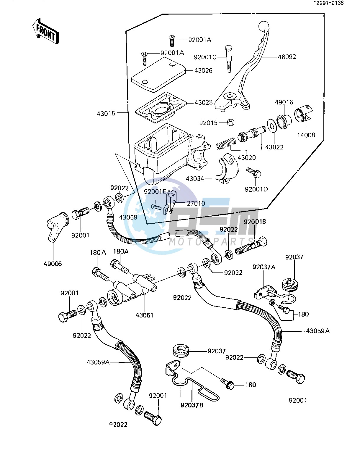 FRONT MASTER CYLINDER