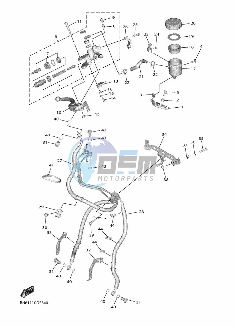 FRONT MASTER CYLINDER