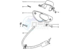 SPEEDFIGHT - 100 cc drawing ANTI-THEFT CABLE