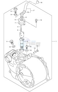 JR50 (P3-P28) drawing CLUTCH COVER OIL PUMP