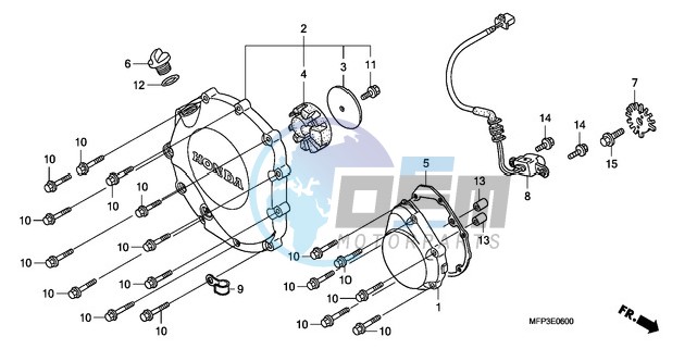 RIGHT CRANKCASE COVER