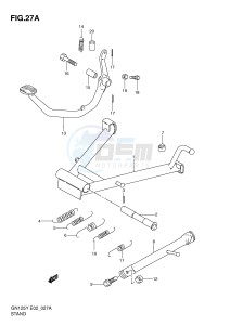 GN125 (E2) drawing STAND (MODEL Y K1)