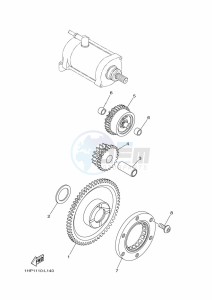 YFM700FWAD (BFE4) drawing STARTER CLUTCH