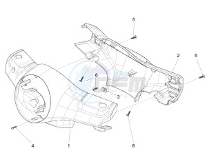 VX-VXL-SXL 150 4T 3V drawing Handlebars coverages