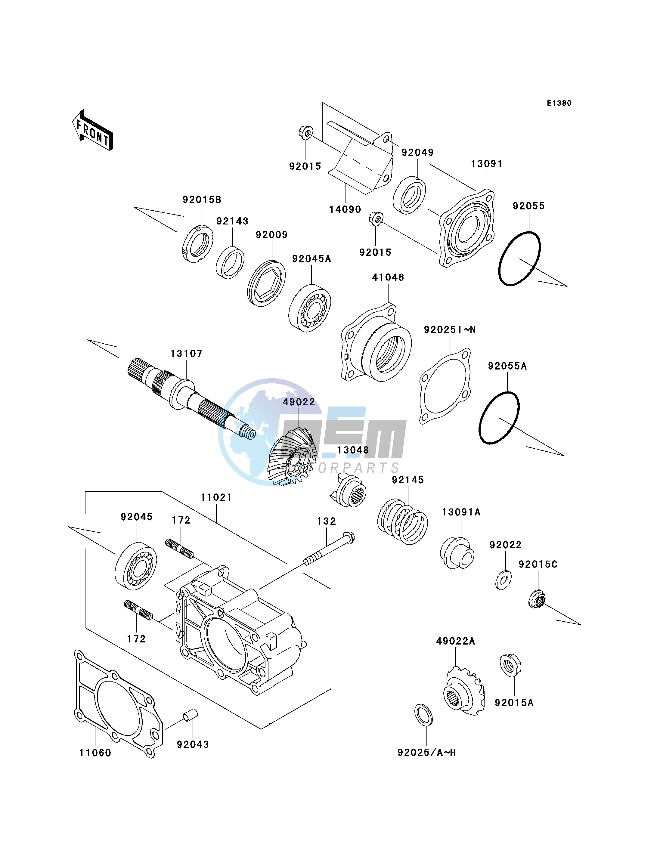 BEVEL GEAR CASE