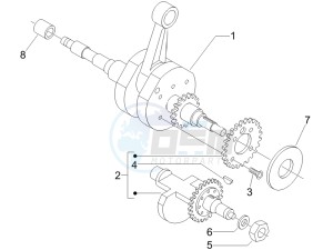 MP3 400 rl Touring drawing Crankshaft