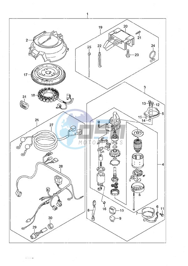 Starting Motor Manual Starter