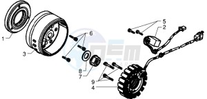 X9 250 drawing Flywheel magneto