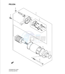 SFV650/A drawing STARTING MOTOR (SFV 650/A L1- L4)