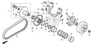 NVS503SH 502 drawing DRIVEN FACE