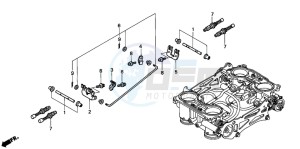 VFR800A drawing THROTTLE BODY (COMPONENT PARTS)