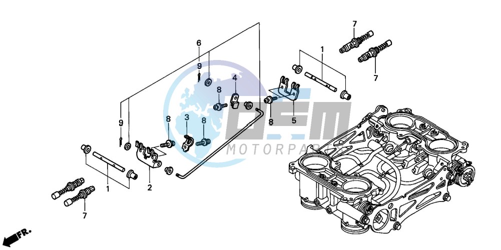 THROTTLE BODY (COMPONENT PARTS)