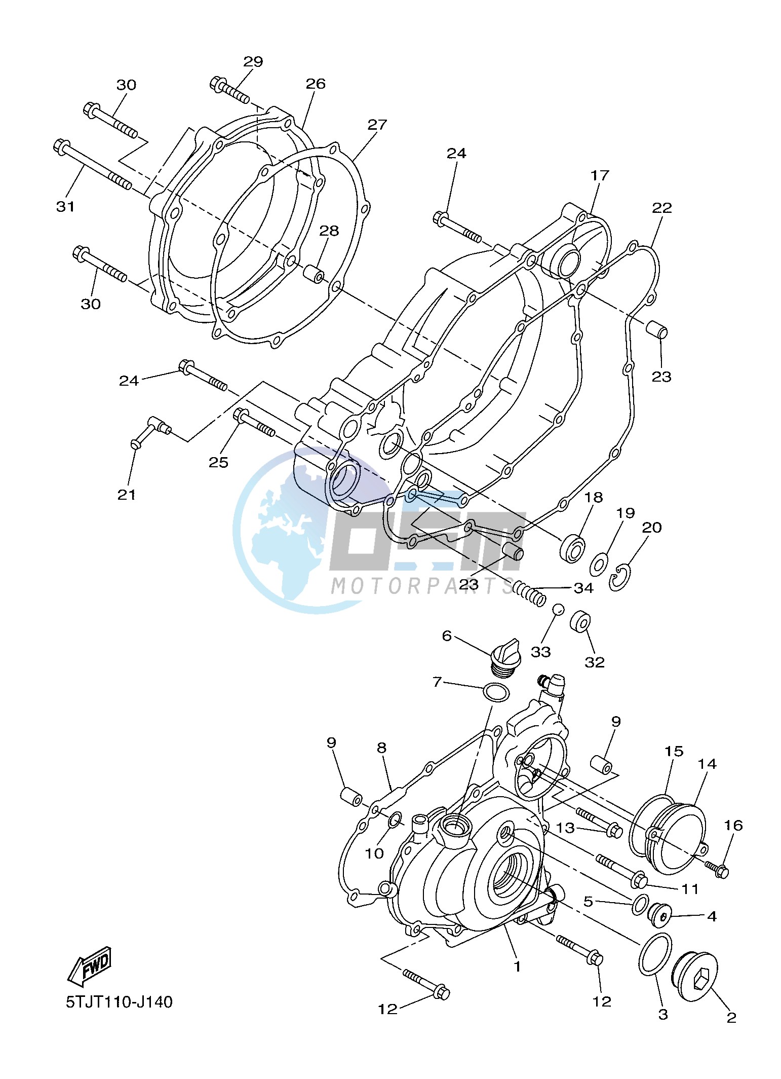 CRANKCASE COVER 1