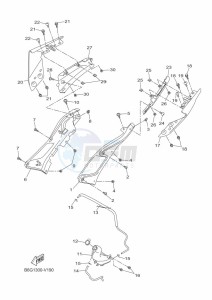 MT-125 MTN125-A (B6G3) drawing SIDE COVER