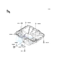 Z1000 ZR1000DBF FR GB XX (EU ME A(FRICA) drawing Oil Pan