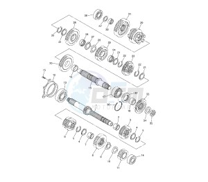 YZF R6 600 drawing TRANSMISSION