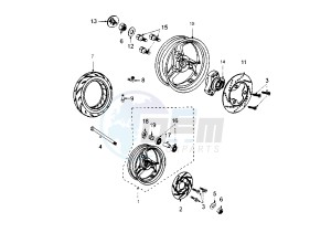 ELYSTAR TSDI - 50 cc drawing WHEELS