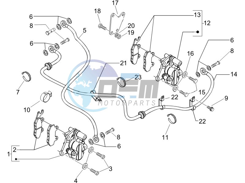 Brakes hose  - Calipers