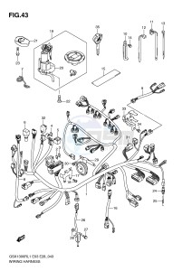 GSX1300R (E3-E28) Hayabusa drawing WIRING HARNESS (GSX1300RL1 E3)