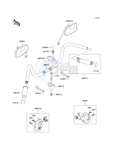 VN 1500 L [VULCAN 1500 NOMAD FI] (L2-L4) [VULCAN 1500 NOMAD FI] drawing HANDLEBAR