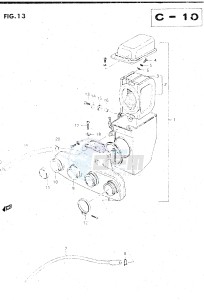 GS500E (Z-D) drawing AIR CLEANER