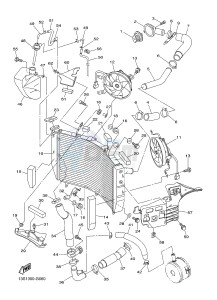 YZF-R6 600 R6 (2CXM 2CXN) drawing RADIATOR & HOSE