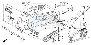 CBR600RR drawing REAR CUSHION